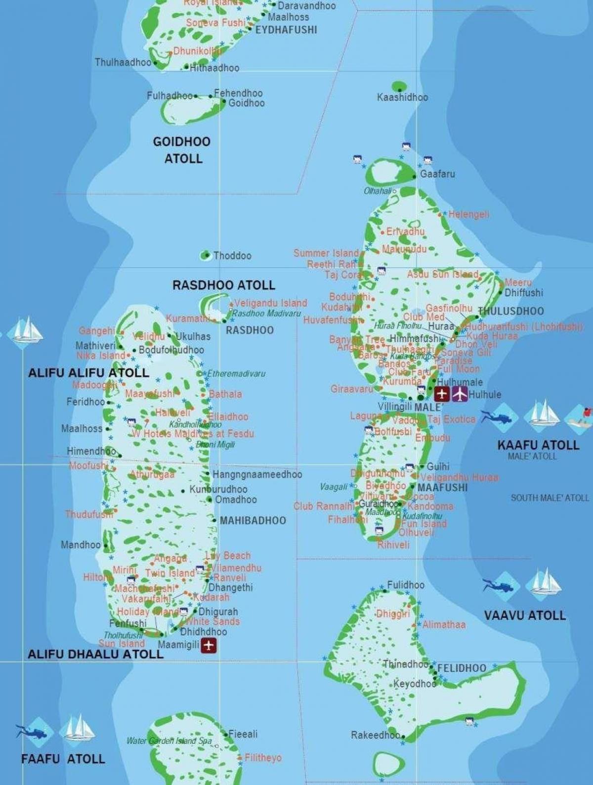 peta maldives pelancong