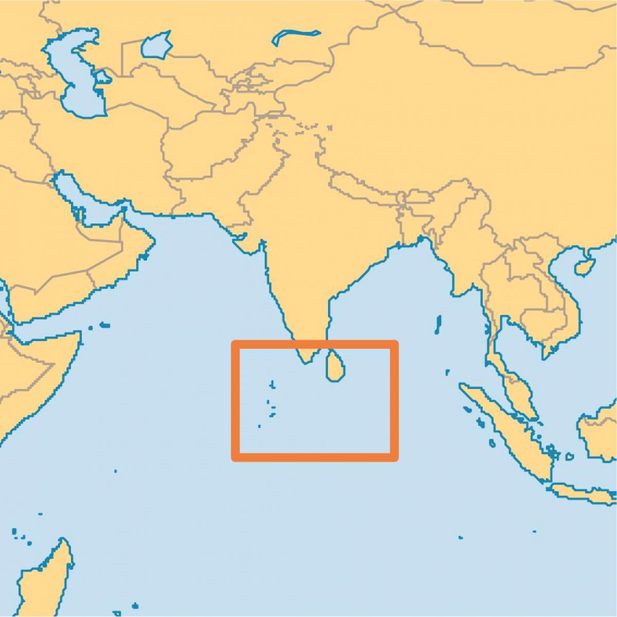 maldives pulau lokasi di peta dunia