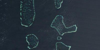Peta satelit maldives